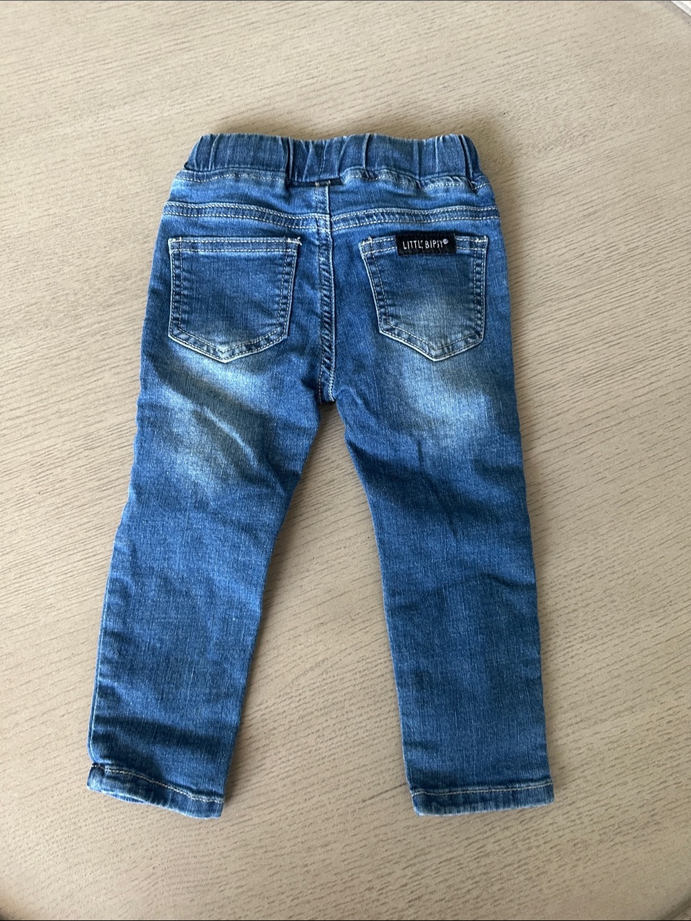 Little Bipsy Washed Blue Kids Denim Jeans